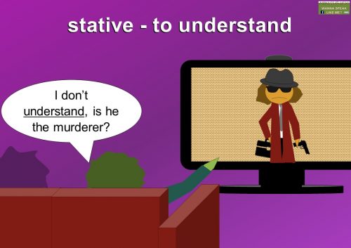 stative (state) verb examples - to understand