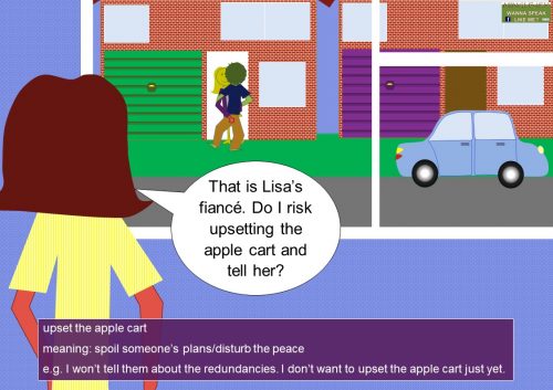 apple idioms - upset the apple cart