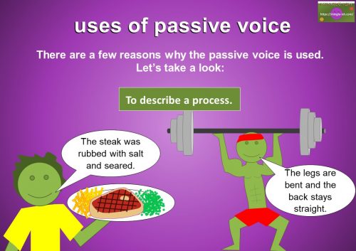 why do we use passive voice