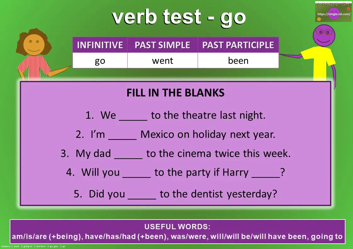 verb test - go