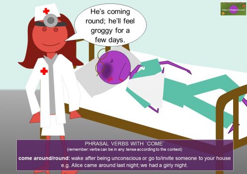 health phrasal verbs - come around