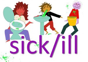 sick/ill idioms