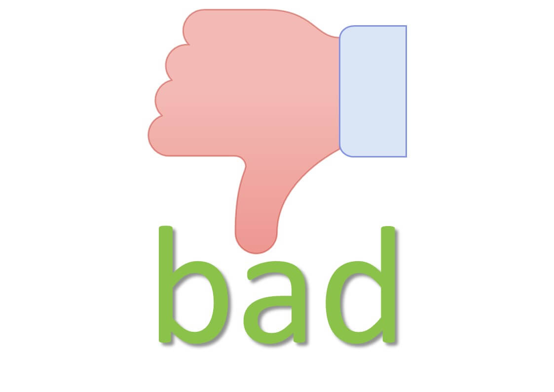 idioms and phrases with adjectives - bad
