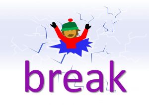 phrasal verbs with break