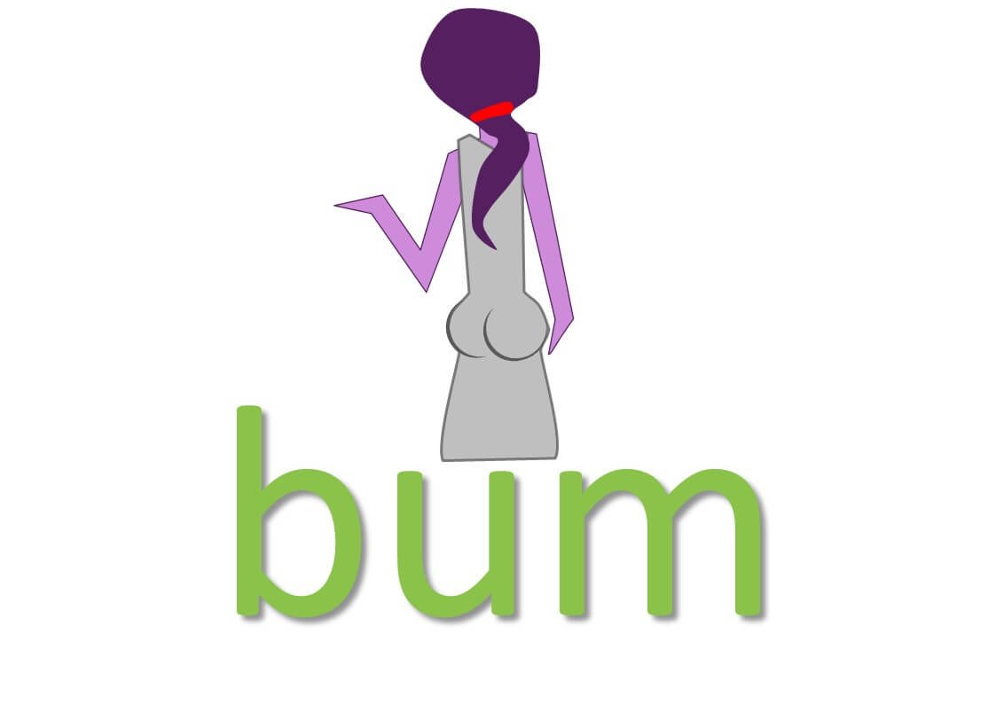 idiomatic expressions with body parts - bum