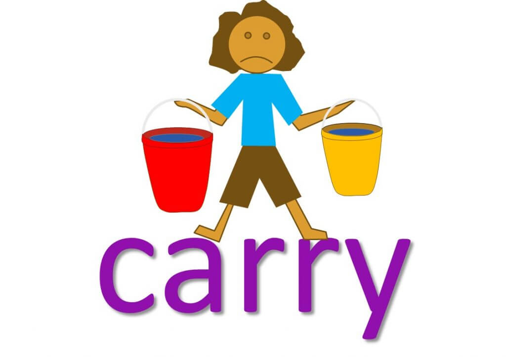 Phrasal verbs with carry Mingleish