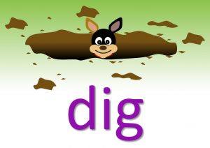 phrasal verbs with dig