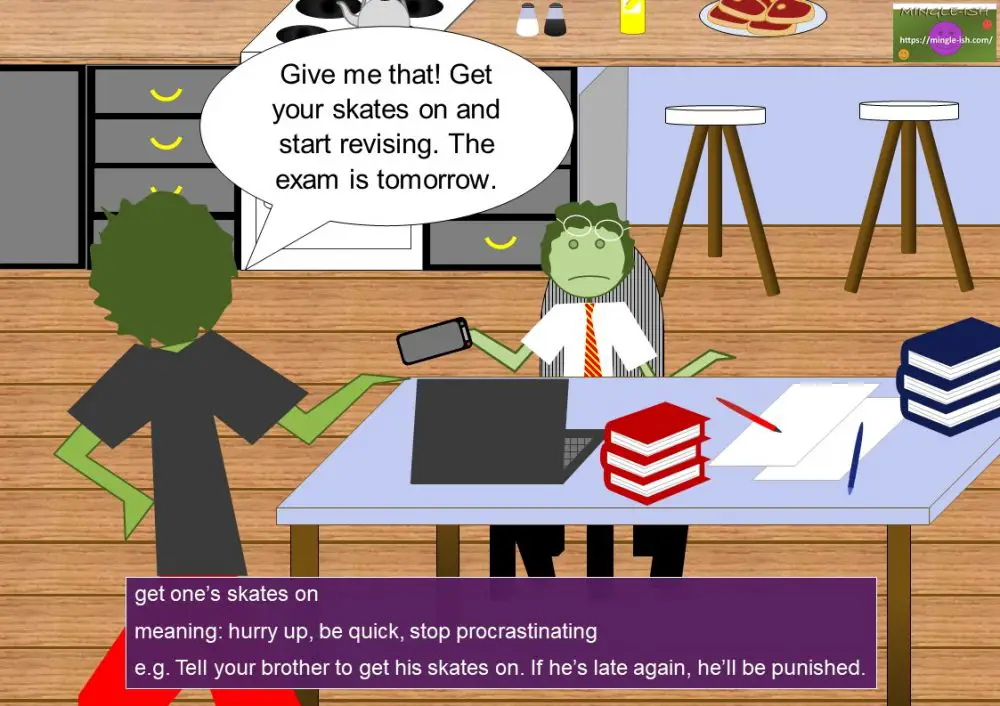 Skating idioms and sayings Mingleish