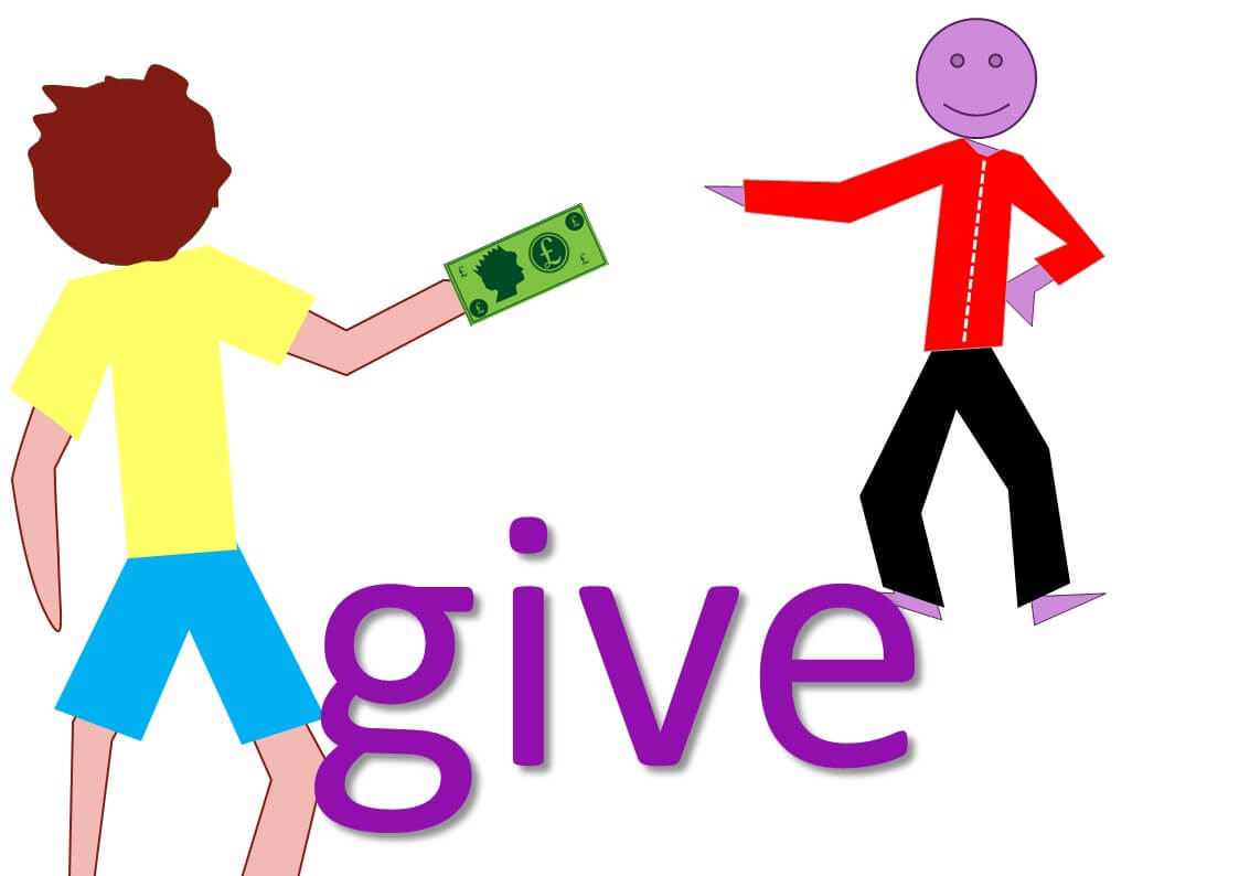 verb phrases - give