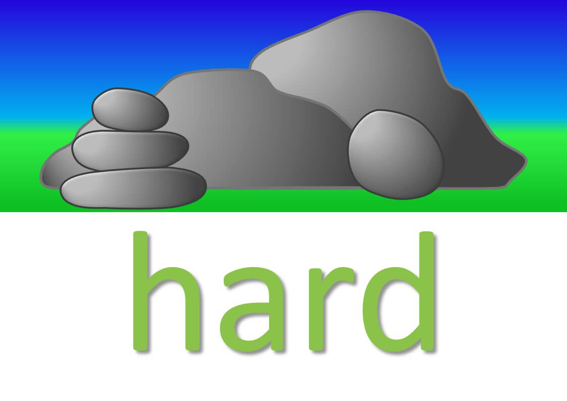 idioms and phrases with adjectives - hard