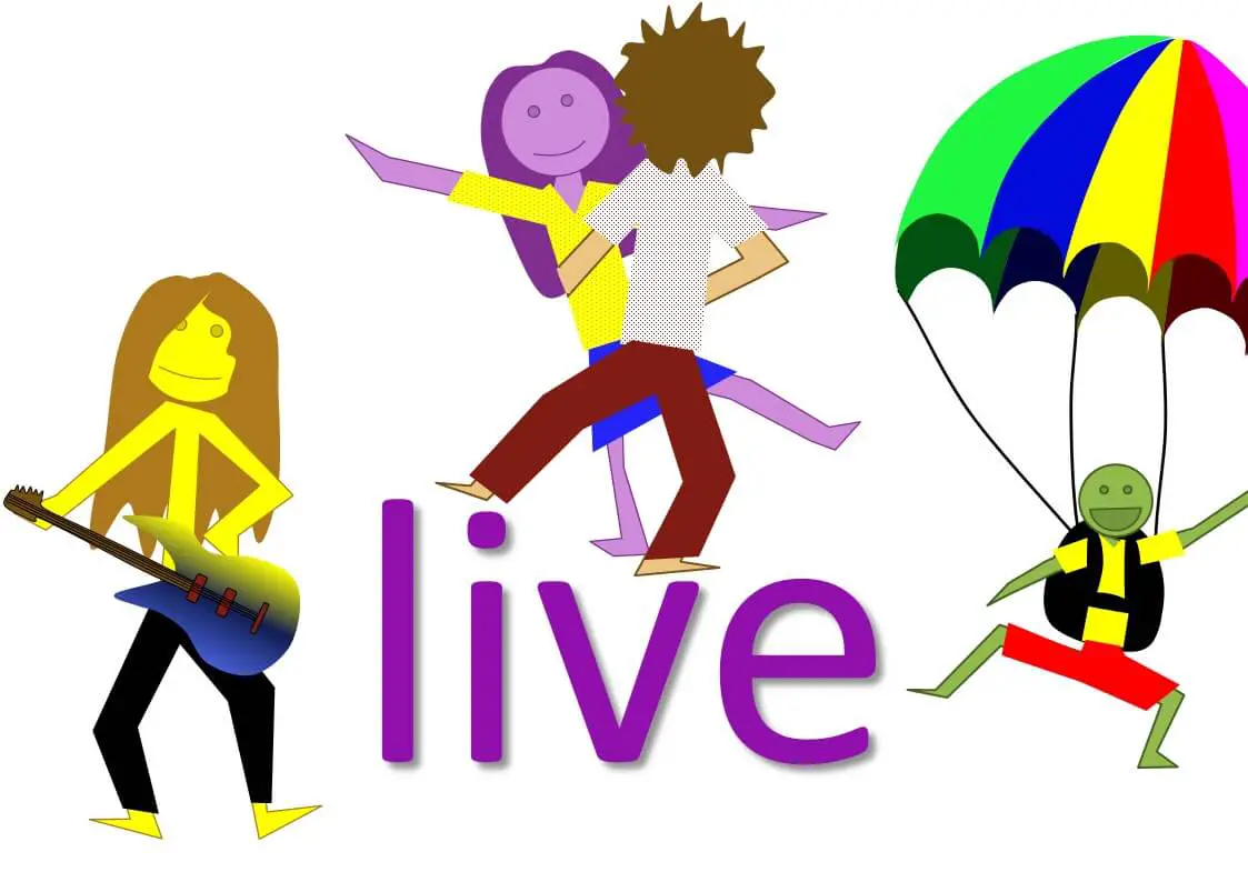 phrasal verbs with live