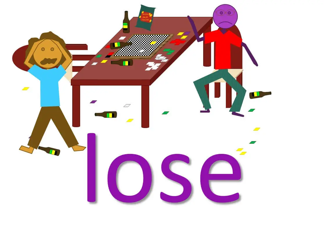 verb phrases - lose
