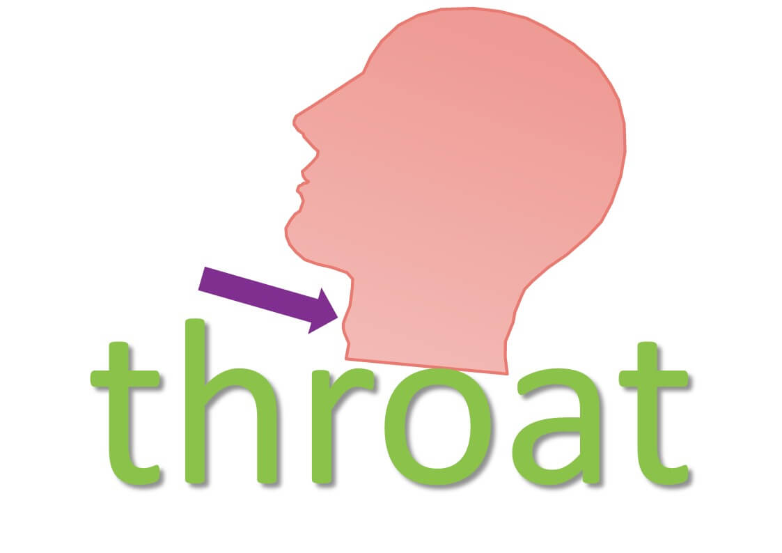 idiomatic expressions with body parts - throat
