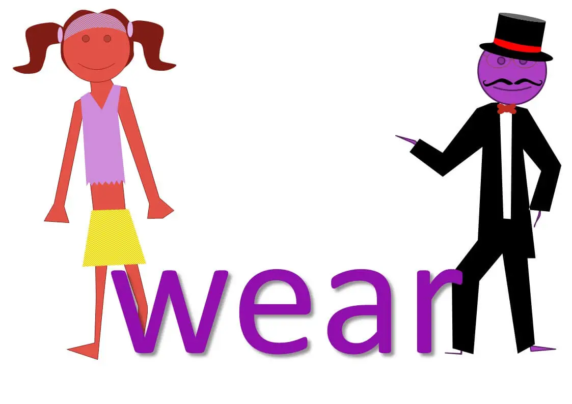 phrasal verbs with wear