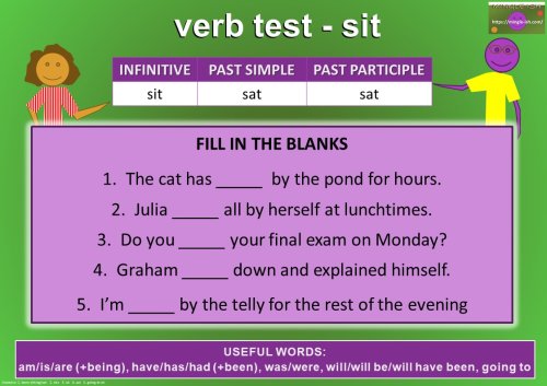 irregular verbs quiz