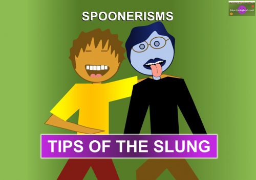 spoonerisms meaning - tips of the slung