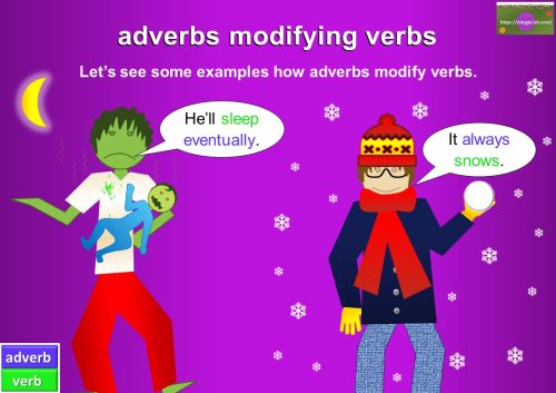 adverb examples - adverb sentences modifying verbs
