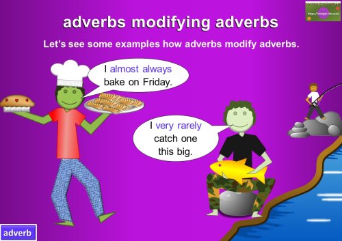 adverbs modifying adverbs example sentences