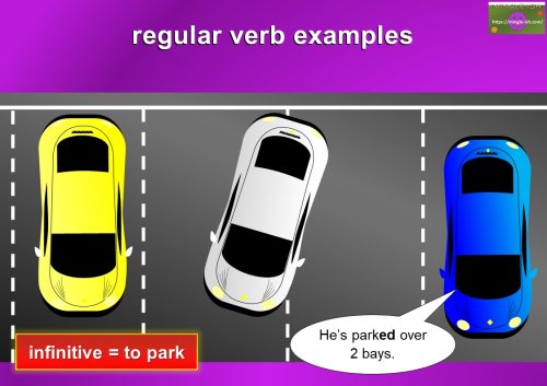 regular verb examples - to park