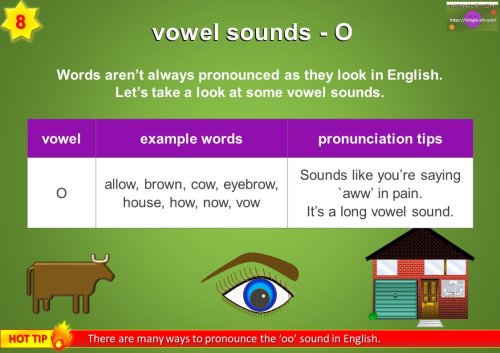 vowel sounds - O (long vowel sound)