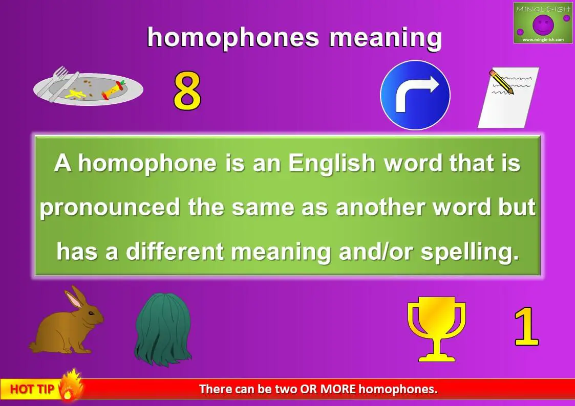 homophones meaning