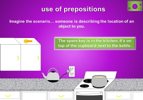 use of prepositions