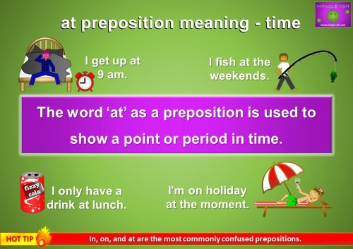 at preposition of time