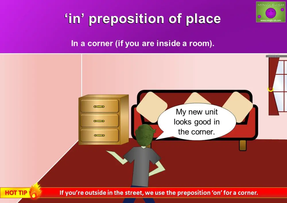 in preposition - Mingle-ish