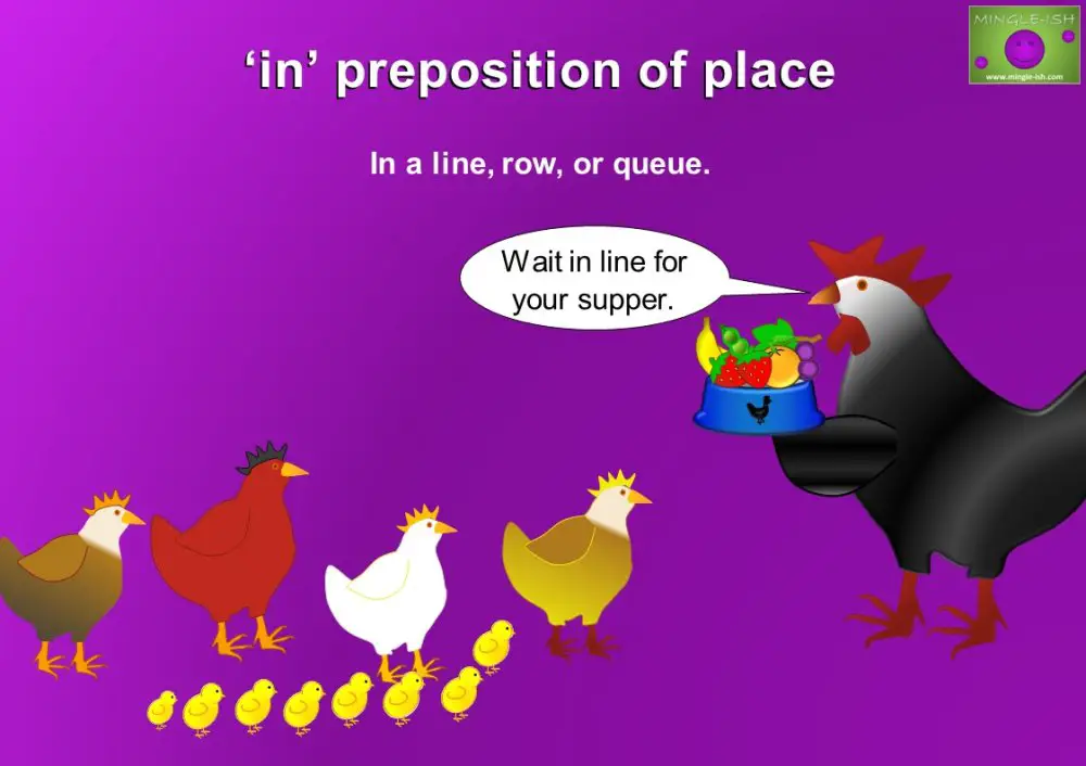 in preposition - Mingle-ish