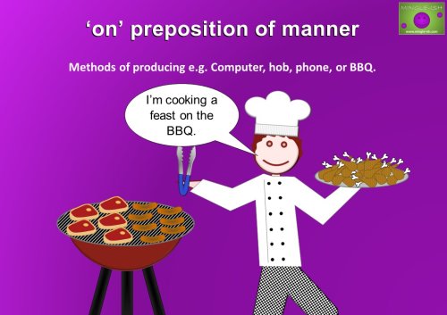 on preposition of manner example
