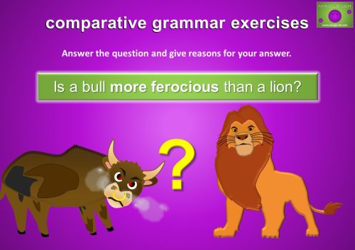 comparative grammar exercises2