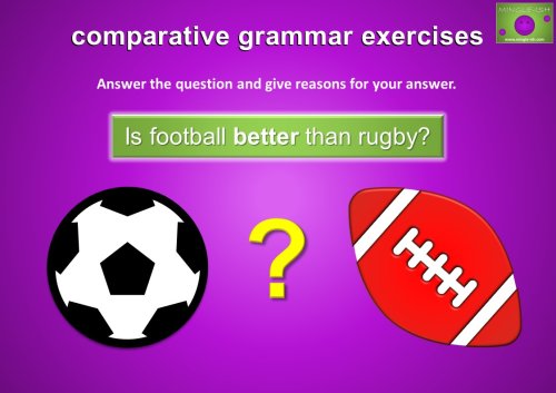 comparative grammar exercises3