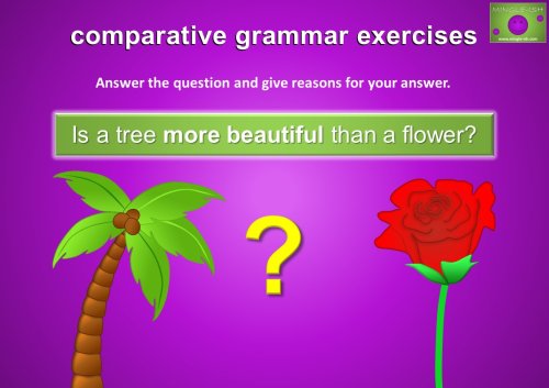 comparative grammar exercises4