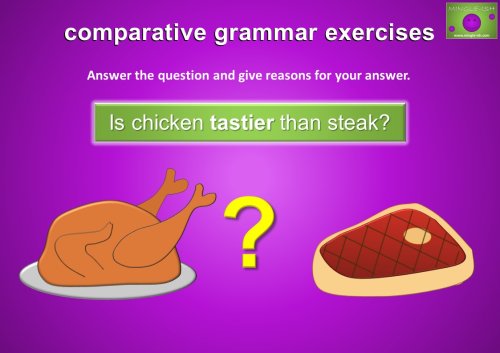 comparative grammar exercises6