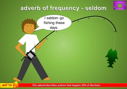 adverb of frequency example - seldom