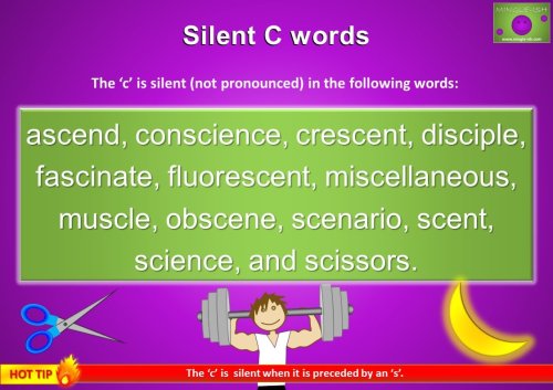 silent c words