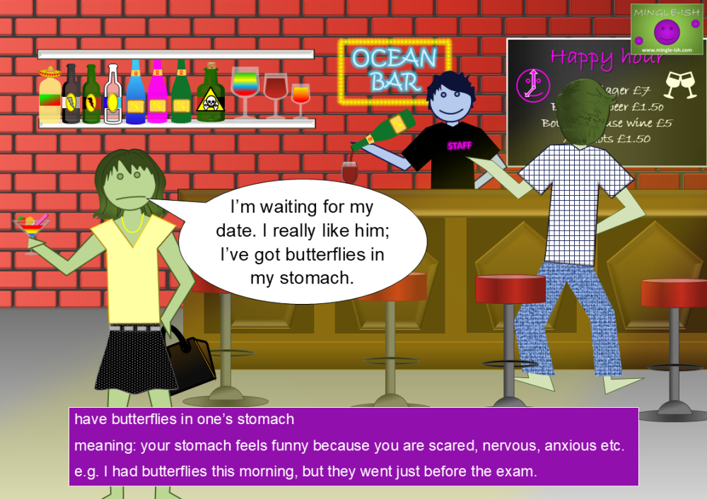 Stomach Idioms Mingle Ish