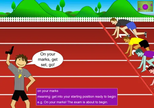 on your marks
