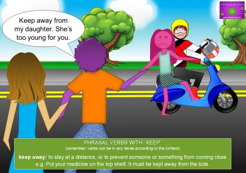 keep away meaning and examples