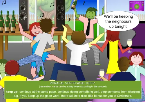 keep up meaning and examples