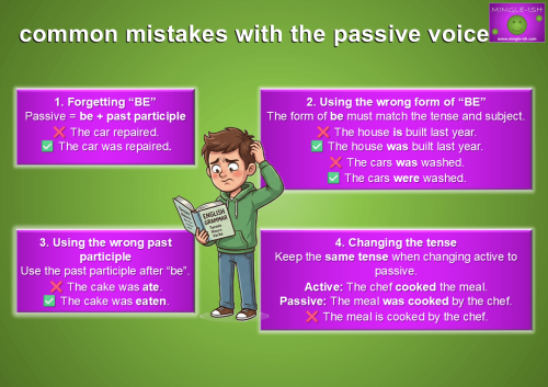 Common mistakes with the passive voice and how to correct them